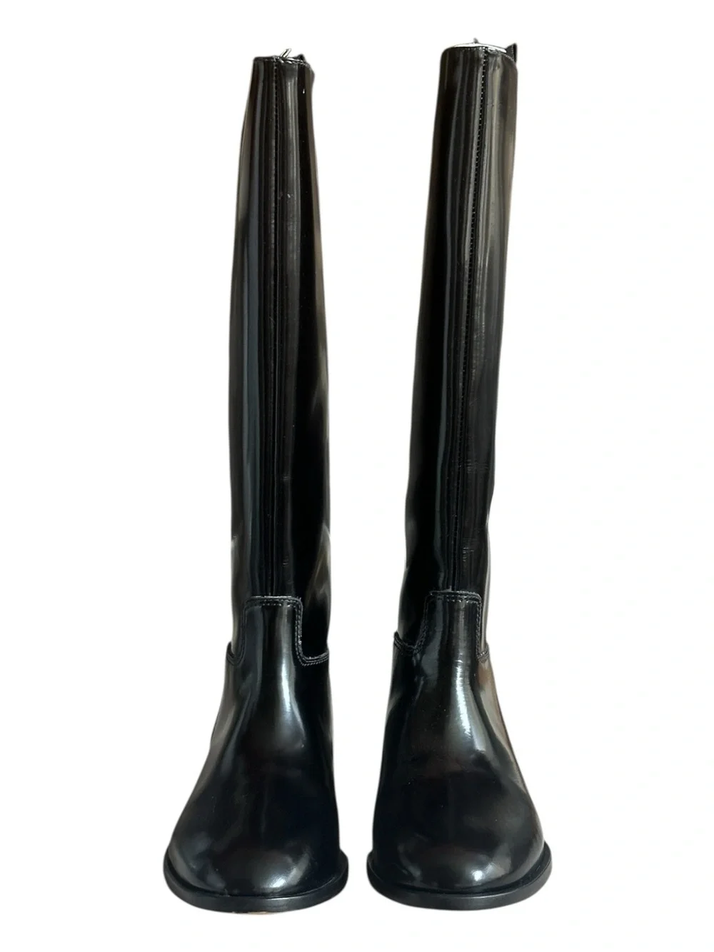 Anthropologie Giselle Black Leather Knee High Boots EU36 US6 NIB